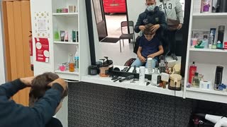 Indian Barber Head Massage