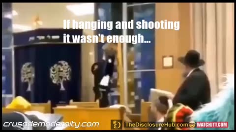 Group of men beat a Doll of a child in a religious building.