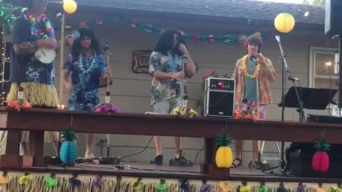 Backyard Luau Fun