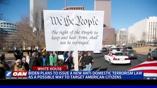 Biden plans to issue a new anti-domestic terrorism law as a possible way to target American citizens