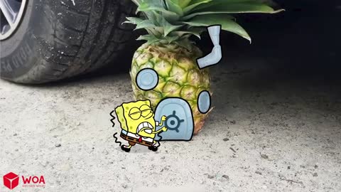 No Please, Noo Crushing Police Spongebob vs Police Car Crushing Crunchy & Soft Things by Car