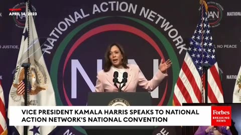 VP Kamala Harris Promotes 'Our Collective Commitment To Equity' In Speech To National Action Network