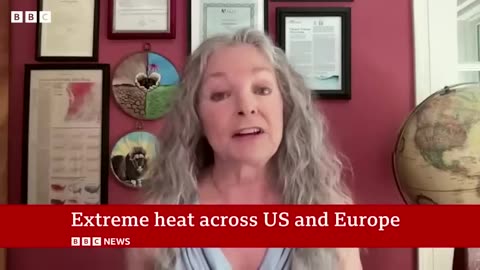 Heatwave- Extreme heat across US and Europe - BBC News