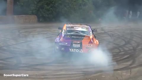 Best of Drift Cars Goodwood FOS 2021 Flames, Burnouts and Powerslides!