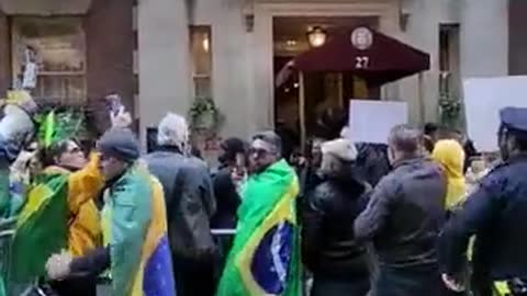 BrazilWasStolen 🩸🇧🇷 | URGENT 🚨 | NEW PROTEST AGAINST STF MINISTERS IN NEW YORK 11/14/2022