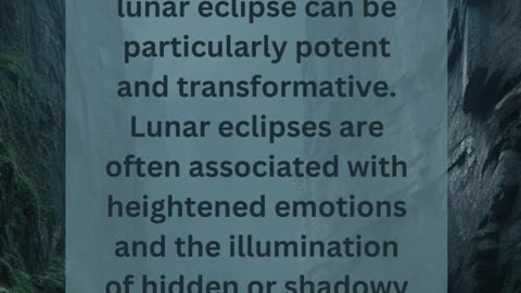 Lunar Eclipses & Shadow work.
