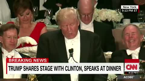 Donald Trump's entire speech at the Al Smith dinner Oct 20, 2016