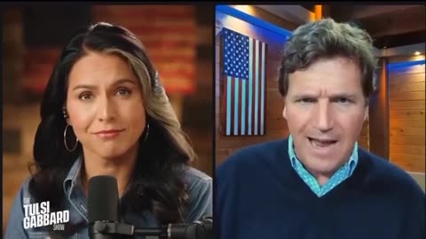 Tucker Carlson interviewed by Tulsi Gabbard - Head of senate intel committee is under their control