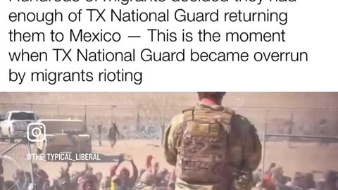 SHOCK VIDEO: Hundreds of Illegals Breach Wire & Overrun National Guards in El Paso (Mar 21, 2024)