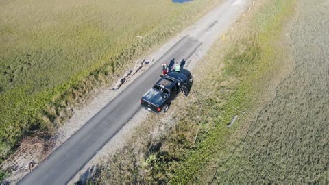 St Augustine Tolomato River Marsh Drone Video