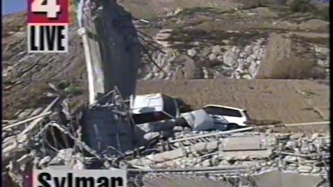 January 17, 1994 Northridge earthquake Local news reports