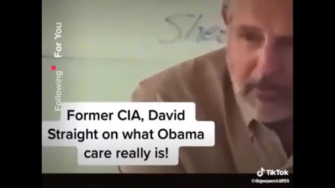David Straight on what "Obama Care" really is...