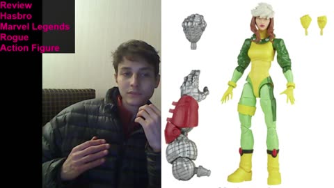 Review Of The Hasbro Marvel Legends Colossus Build A Figure Wave X-Men Rogue Action Figure