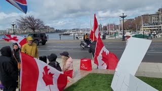 Freedom Rally Victoria Bc (April 1,2023) UNITED WE STAND