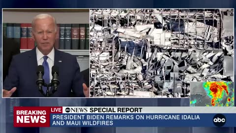 President Biden delivers remarks on Hurricane Idalia, Maui wildfires