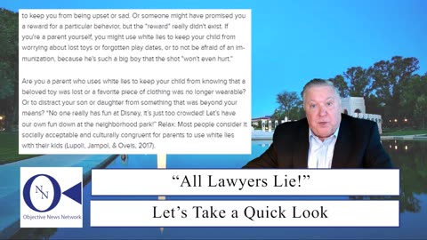 “All Lawyers Lie!” | Dr. John Hnatio