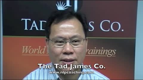 NLP Coaching | Tad James NLP Master Practitioner 2012