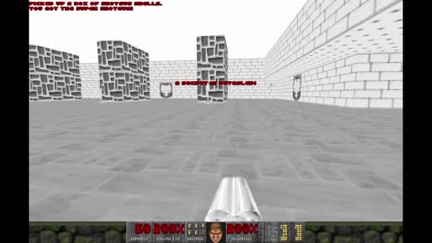 Doom II secret level - Grosse (map 32) - 100% completion