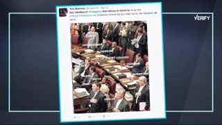 Verify Did members of Congress not stand for Pledge of Allegiance