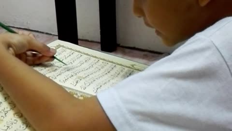 Rayyan Reading Al-Qur'an 6 Years 6 Month