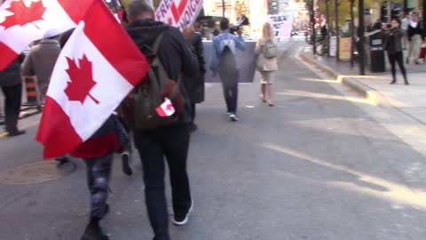 Toronto freedom march, October 29, 2022