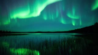 Aurora borealis timelapse Northern lights in Iceland