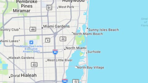 driving #Wynwood #Miami -Miami Beach -Hollywood beach -State Road A1A along the Atlantic Ocean