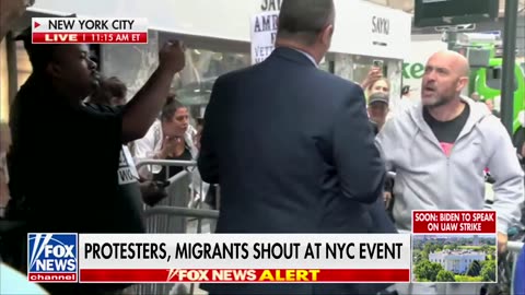 Chaos Erupts As Democrats Confronted by Screaming Protesters at NYC Migrant Crisis Conference