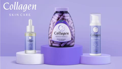 Premium Collagen Pills with Vitamin C, E - Reduce Wrinkles, Tighten Skin, Hair