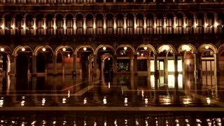 High waters flood Venice's St. Mark's Square