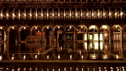 High waters flood Venice's St. Mark's Square