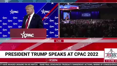 "They’ll be acting before they completely destroy our country" - Trump at CPAC