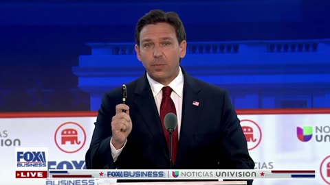 DeSantis: "Donald Trump is missing in action. He should be on this stage tonight."