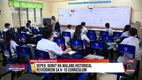 DepEd, iginiit na walang historical revisionism sa K-10 curriculum