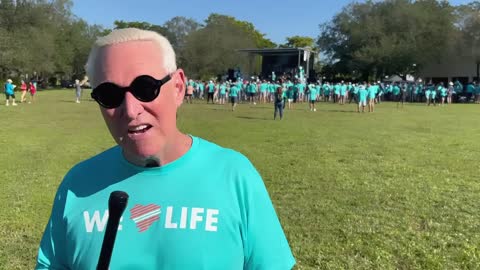 Roger Stone marches for LIFE in Florida