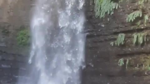 Beautiful waterfall location in Bangladesh