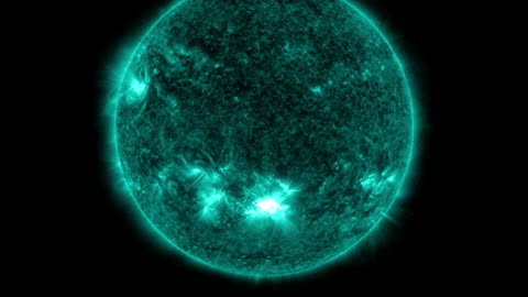 Active October Sun Emits X-class Flare