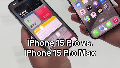 iPhone 15 pro vs iphone 15 ultra side by side comparison