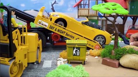 Car Service and Gas Station - Toys Cartoon for Kids - BIBO TOYS