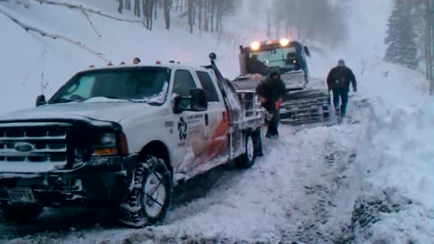 Utah Mountains Stuck In Snow With Boart Longyear Drilling Company