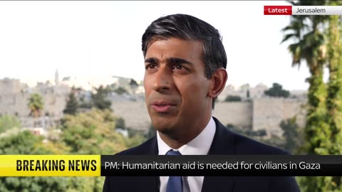 Israel-Hamas war: 'Proud to stand with Israel', says Rishi Sunak