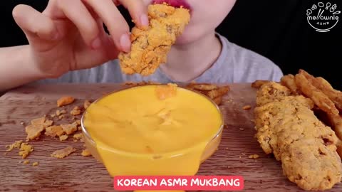 ASMR MUKBANG JUNKFOOD Compilation | KFC chicken, chees ball, cheese sticks, fried, cheese sauce
