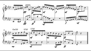 Invention Negative One - F Minor - with score