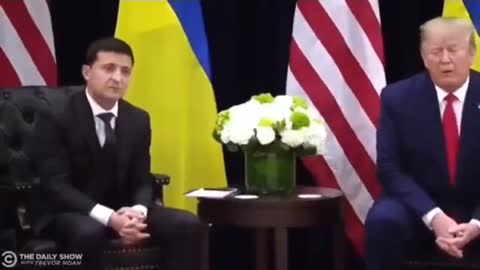 President Trump tells President Zelensky that Ukraine is corrupted