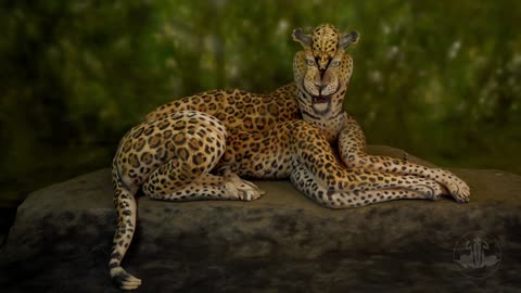 The Leopard - Bodypainting Illusion by Johannes Stoetter