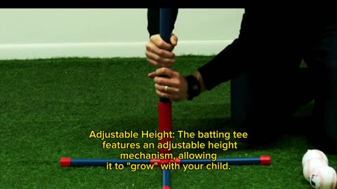 Baseball Batting Tee + Stand Set for Youth + Toddlers