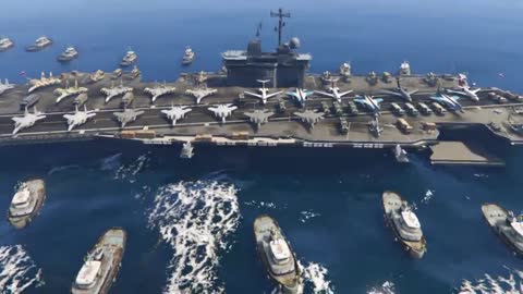 Russian Navy Lost the Aircraft Carrier and Few Ships & 777 Battalion Destroyed by Ukraine Jets|GTA5