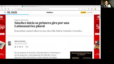 Acontecimientos relacionados Con ESPAÑA, FIN DE LA CAIDA DEL INTENTO DE LA ALIANZA LATINA HISPÁNICA