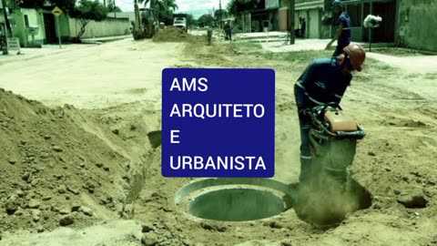 Rede de esgotamento sanitário (saneamento básico) - AMS ARQUITETO E URBANISTA
