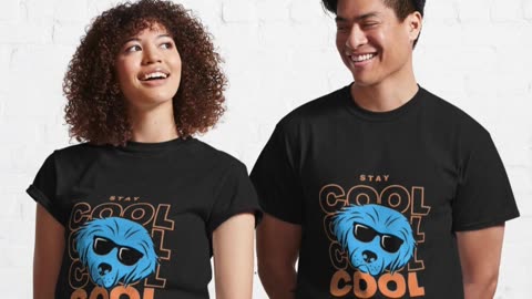 Stay Cool Dog Every Here T-shirt Design